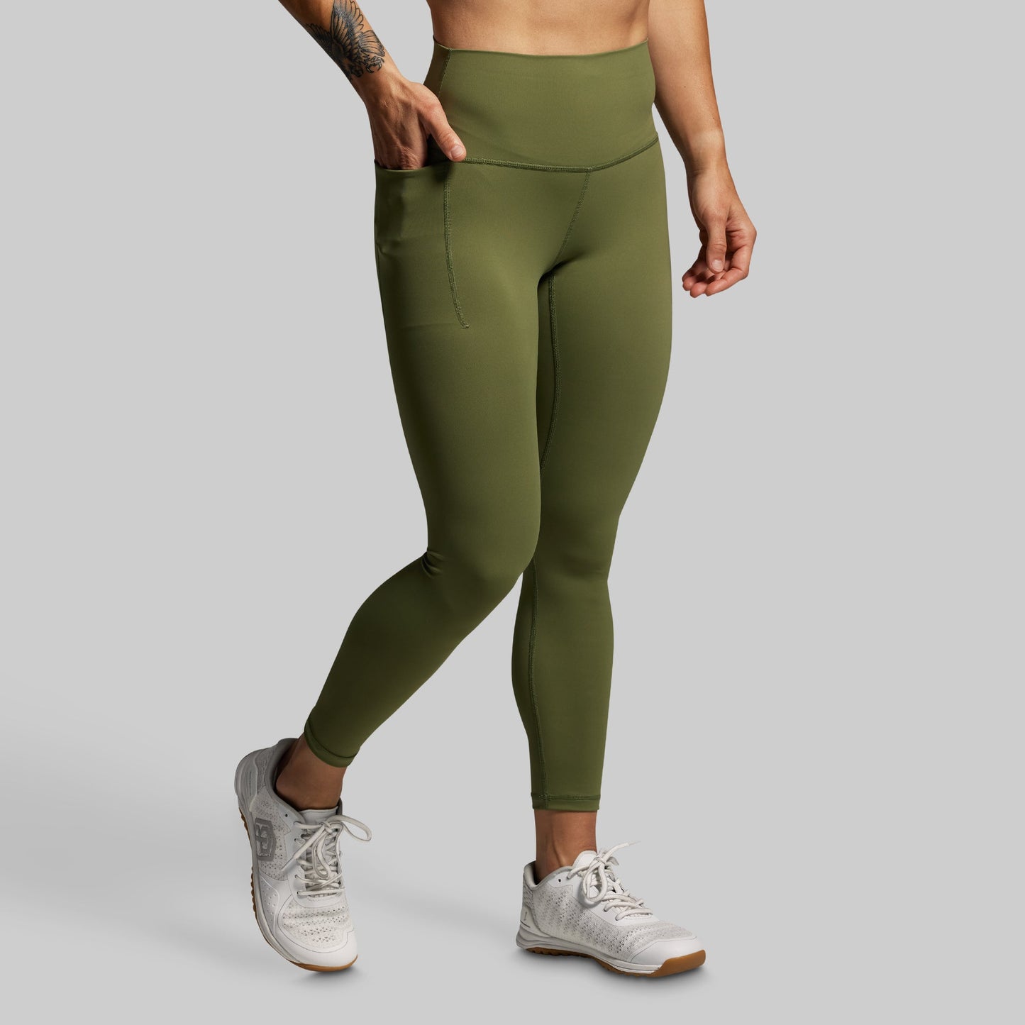 Your Go To 7/8 Legging w/ Pockets 2.0 (Army Green)