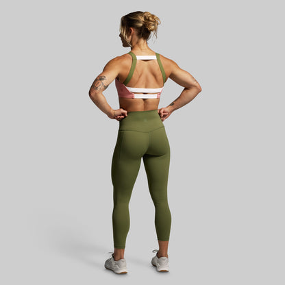 Your Go To 7/8 Legging w/ Pockets 2.0 (Army Green)