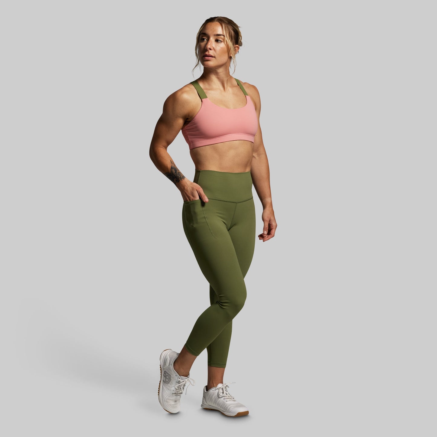 Your Go To 7/8 Legging w/ Pockets 2.0 (Army Green)