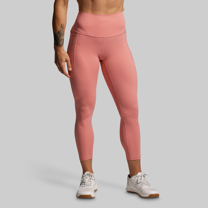 Your Go To 7/8 Legging w/ Pockets 2.0 (Faded Rose)