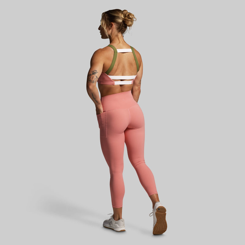 Your Go To 7/8 Legging w/ Pockets 2.0 (Faded Rose)
