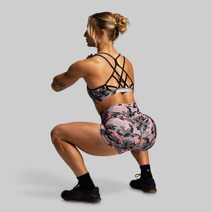 New Heights Booty Short (Pink Woodland)