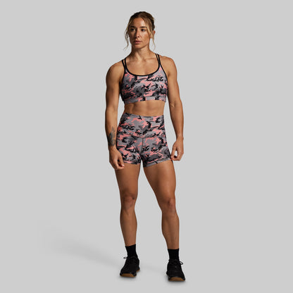 New Heights Booty Short (Pink Woodland)