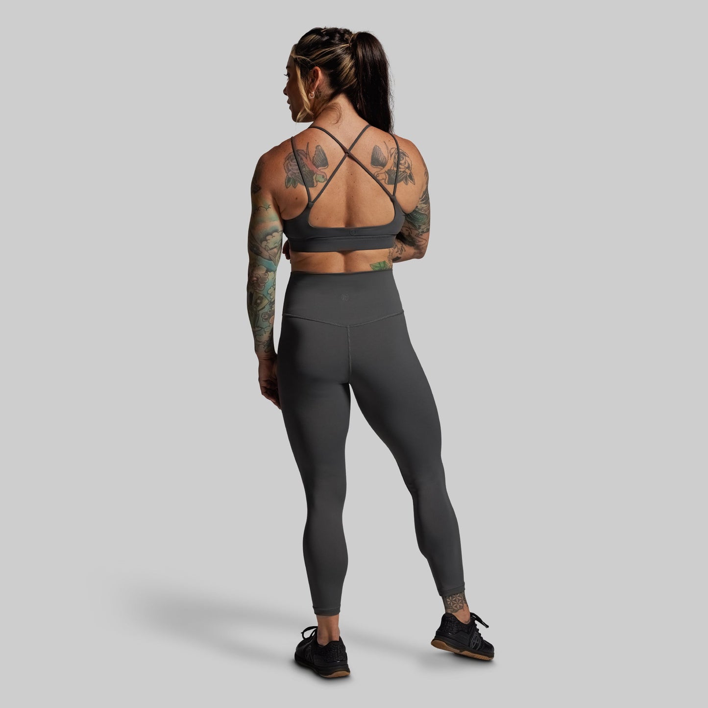 Exhale Sports Bra (Gunmetal)