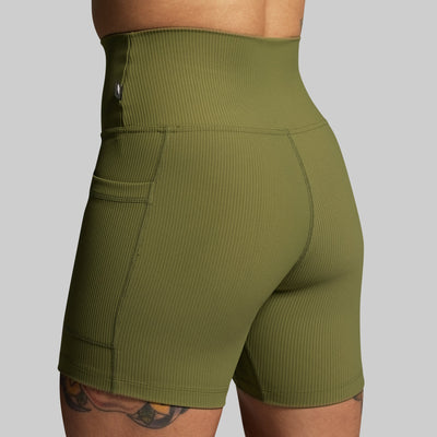 All or Nothing Short (Army Green)