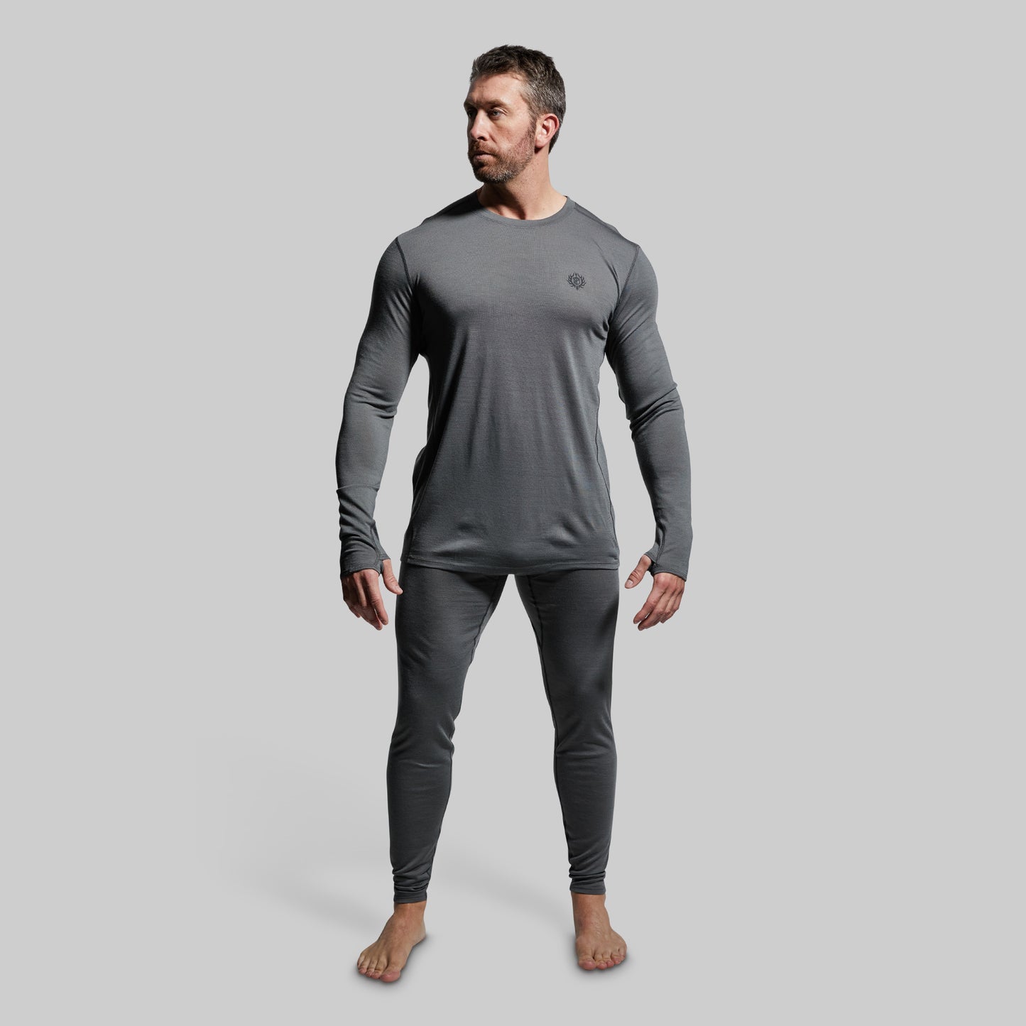 Men's Ridgeline Base Layer Top (Wolf Grey)