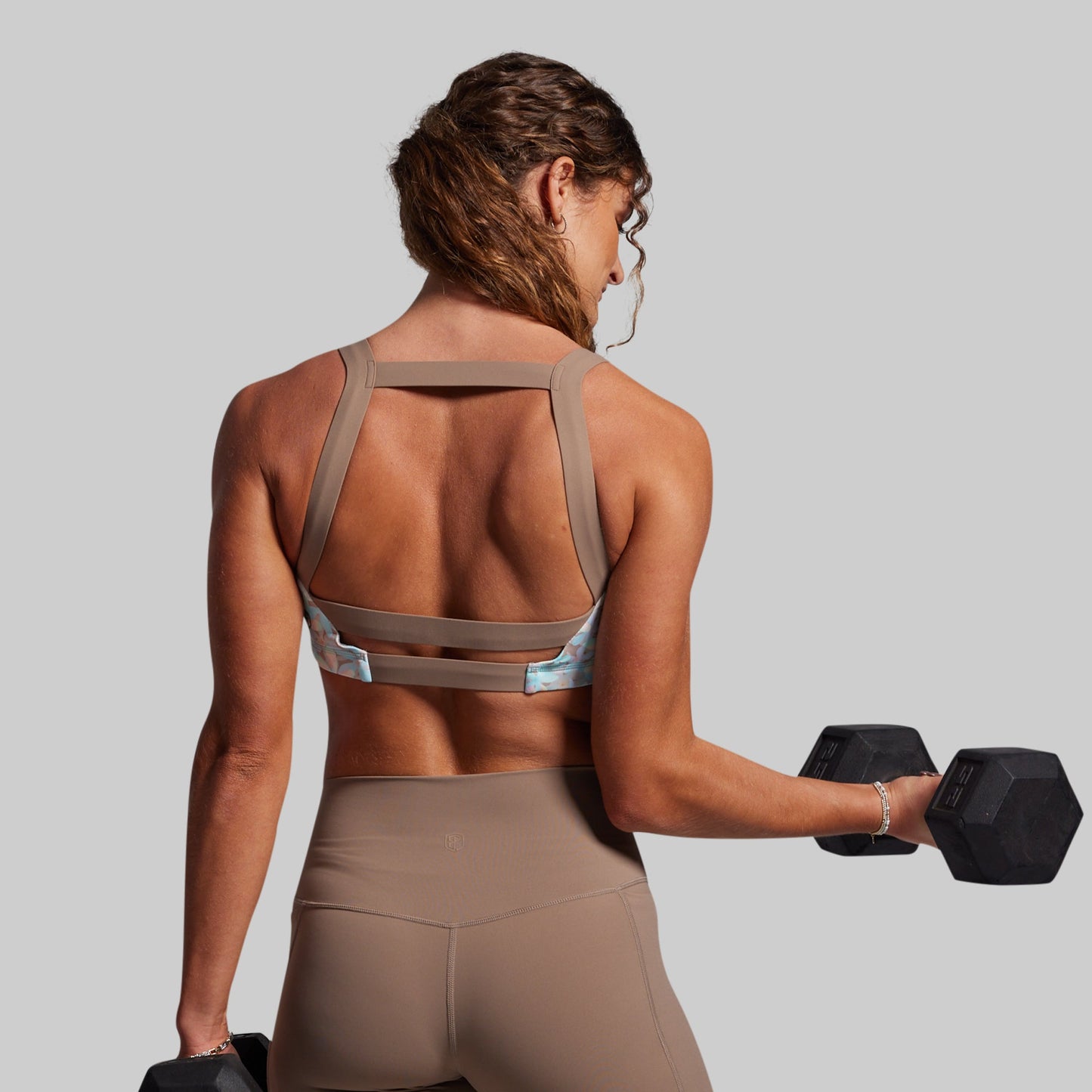Moxie Sports Bra (Floral Blur)
