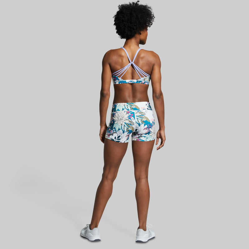 Double Take Booty Short (Painted Floral)