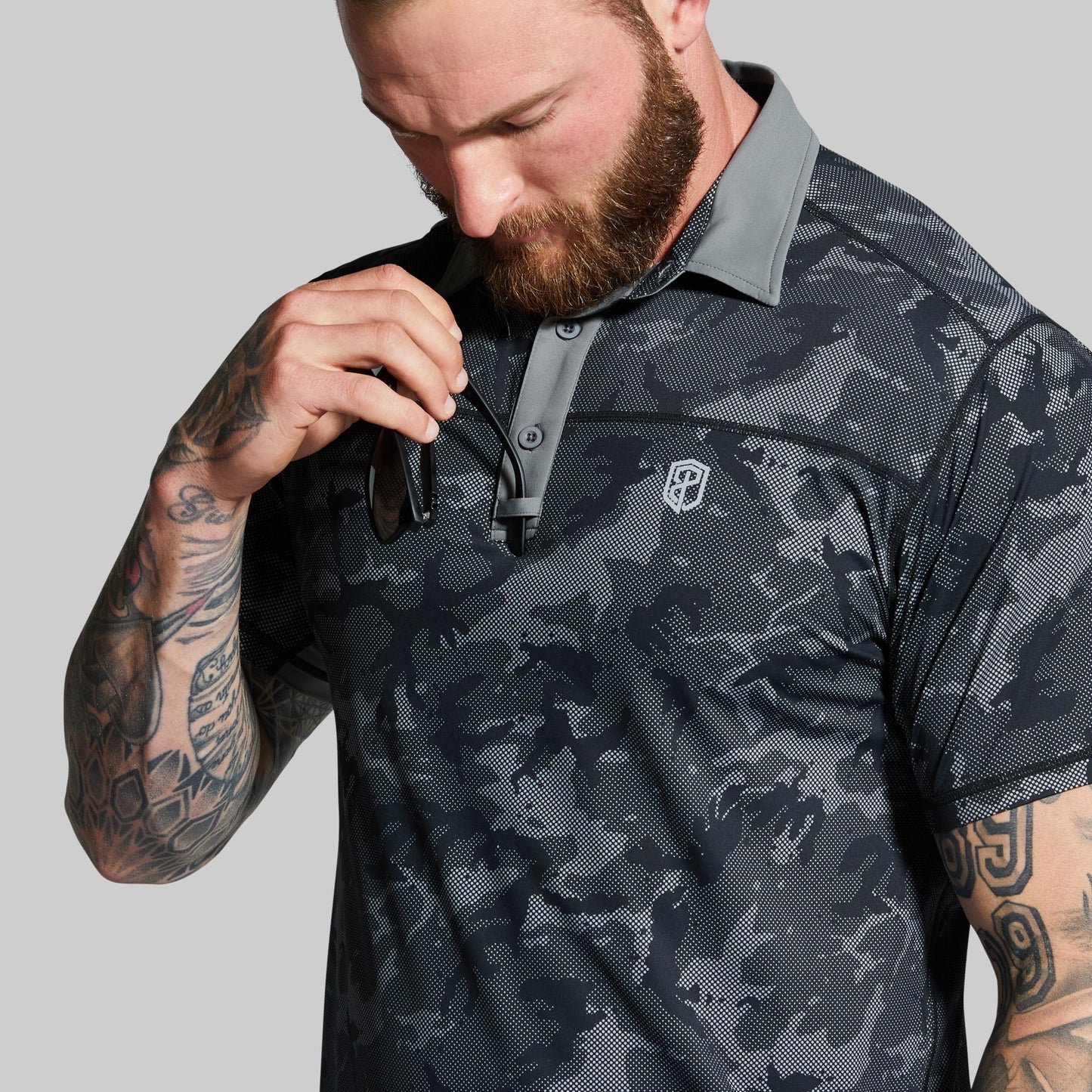 Men's Tek Polo (Muted Woodland)