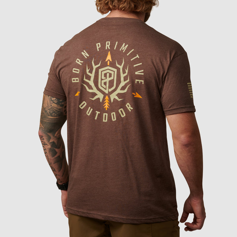 Outdoor Emblem T-Shirt (Chestnut)