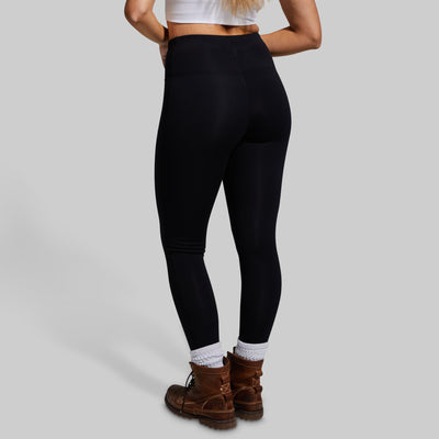 Fleece Lined Legging (Black)