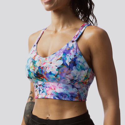 Milk and Muscles Nursing Sports Bra (Floral Refresh)