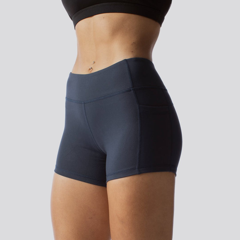 Rise & Grind Booty Short (Navy)