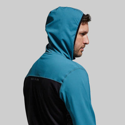 Men's Pace Hooded Run Top (Hydro)