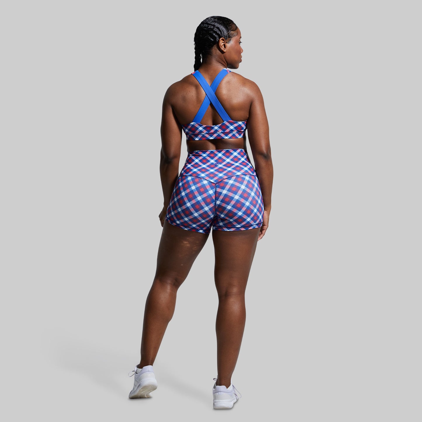New Heights Original Booty Short (Patriotic Plaid)