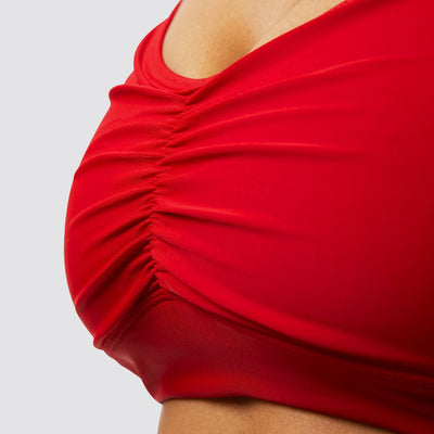 Laguna Bikini Top (Bright Red)