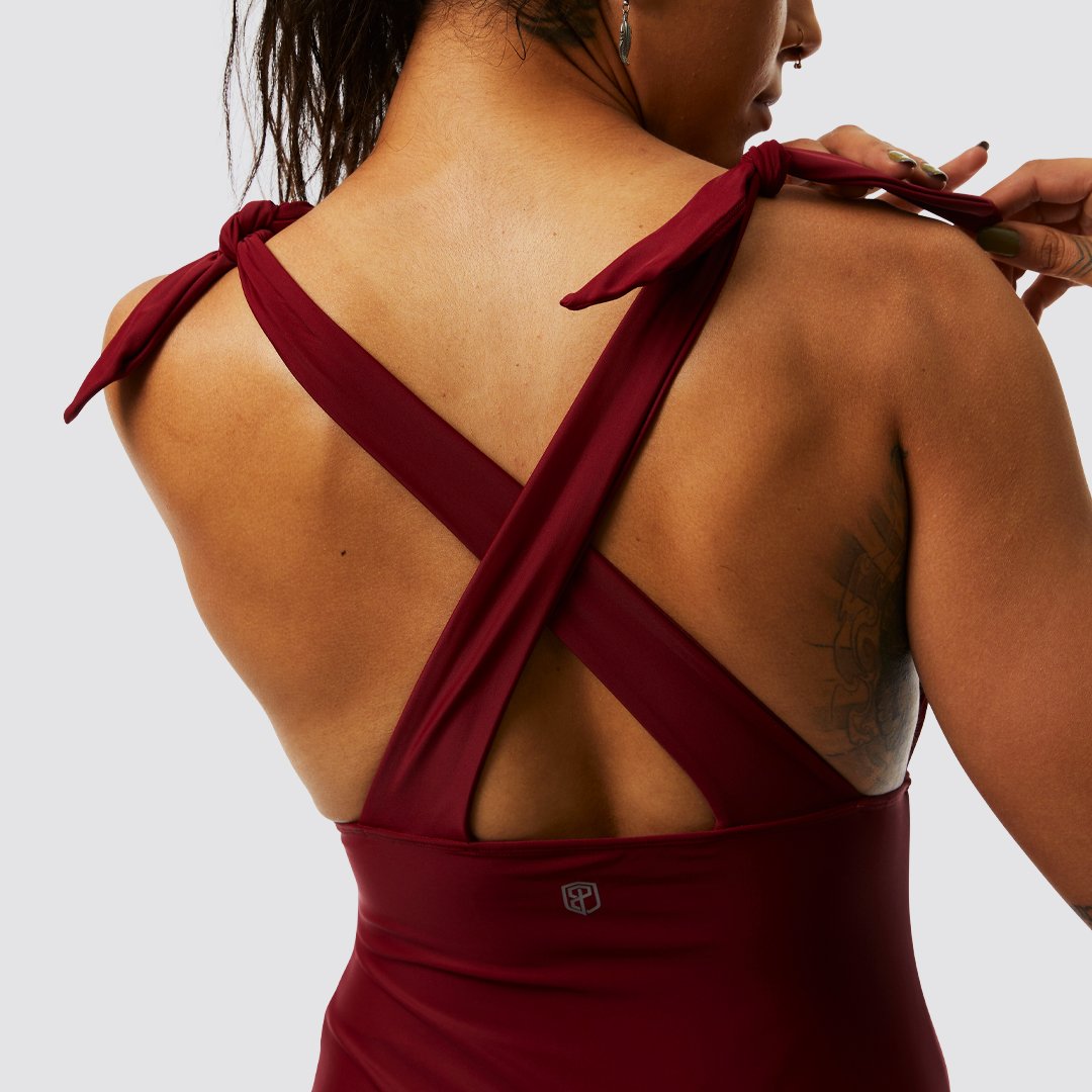 Oasis One Piece Swimsuit (Burgundy)