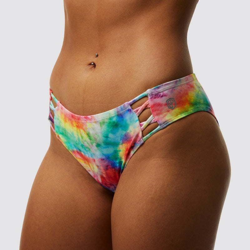 Primitive Bikini Bottom (Rainbow Tie Dye)