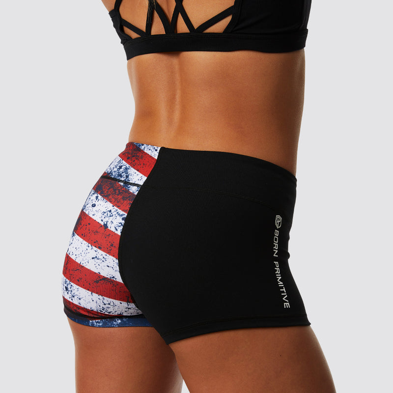 Double Take Booty Short (Patriot)