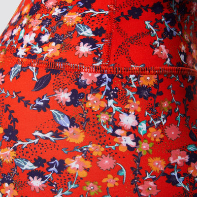 Double Take Booty Short (Fiery Floral)