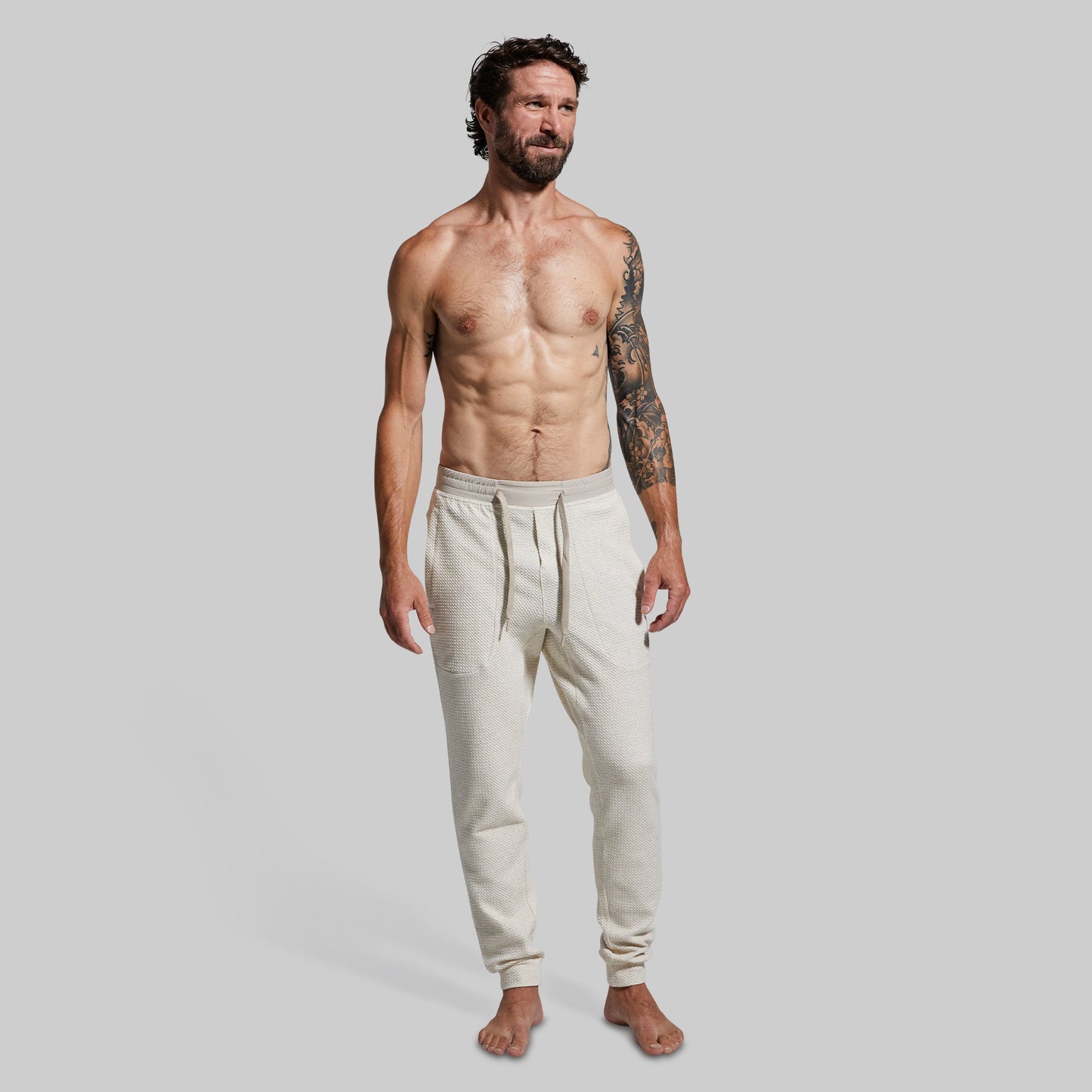 Men's Cloud Jogger (Heather Oatmeal)