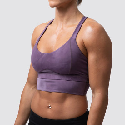 Eccentric Sports Bra (Amethyst)