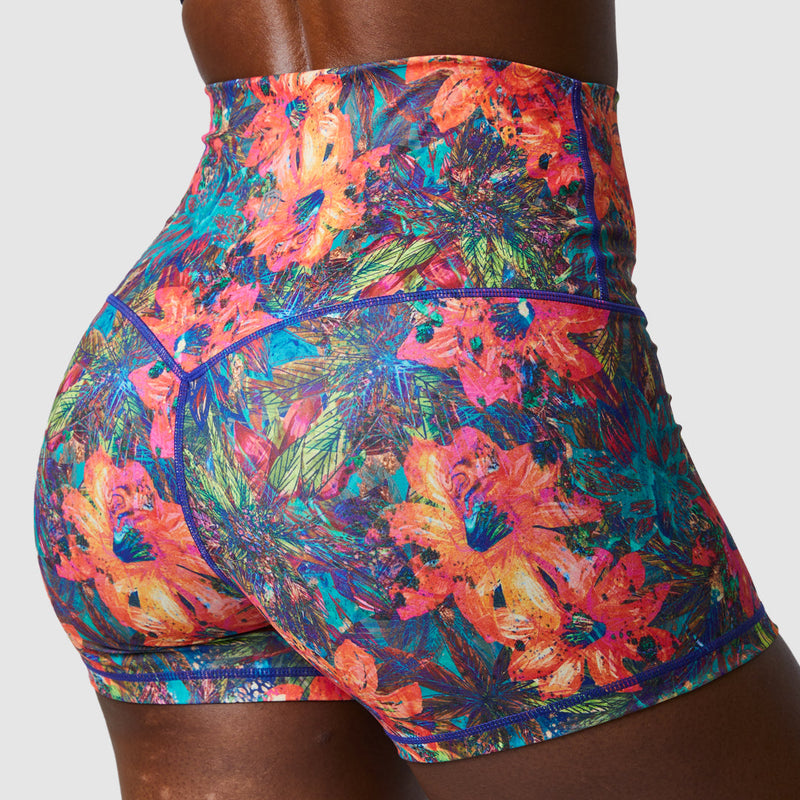 New Heights Booty Short (Tropical Iris)