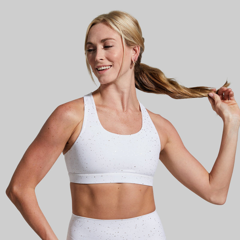 Your Essential Sports Bra (White Gold)
