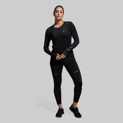 Women's Endurance Long Sleeve Shirt (Black)