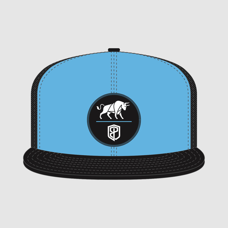 MAD Edition Snapback Hat (Bull Blue)