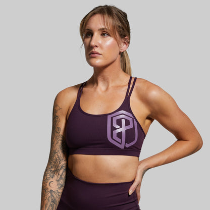 Warrior Original Sports Bra (Brand Strength-Plum)