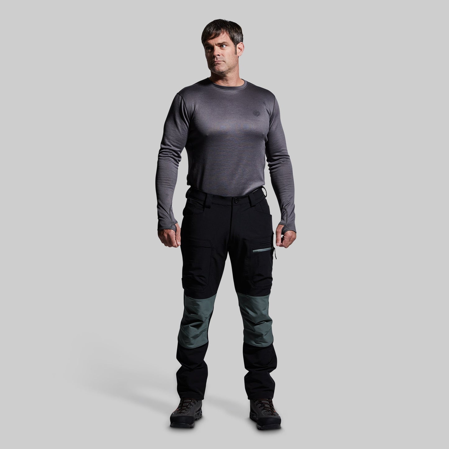 Men's Frontier Pant (Black/Fog Knees)